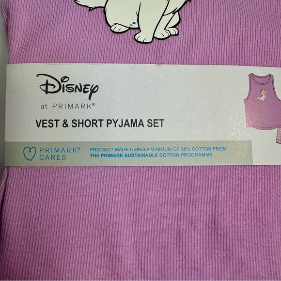 NWT. Disney Primark Aristocats Marie PJ set. Size 2X. Tank top and shorts set - Picture 4 of 9